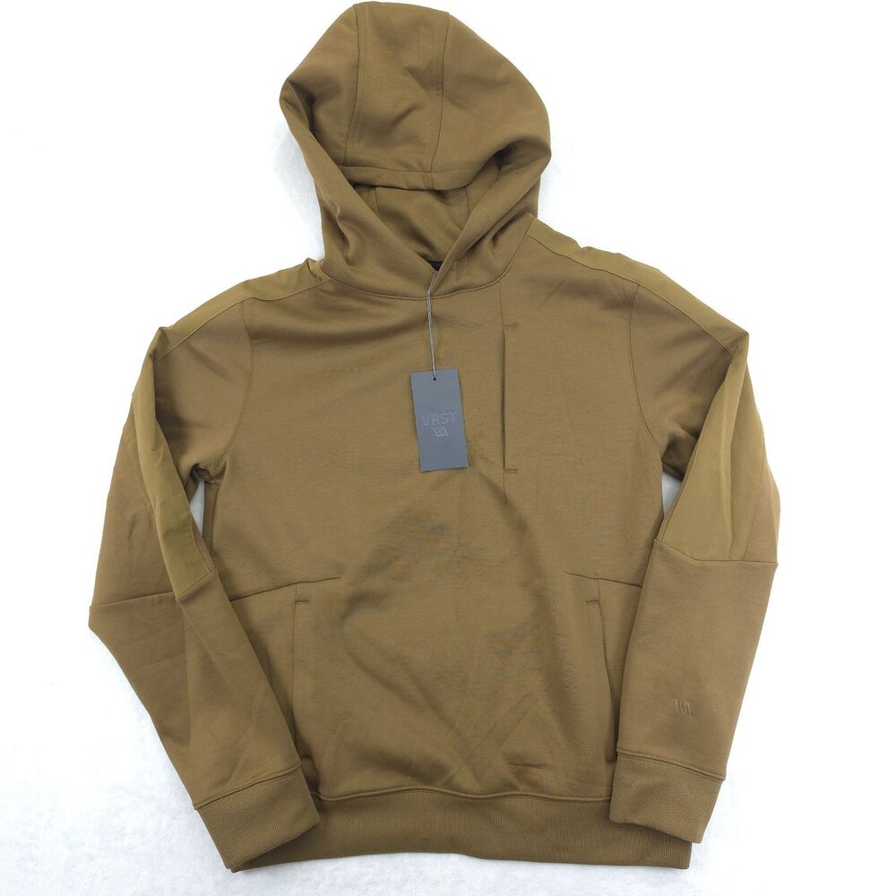 VRST Pinnacle Fleece Hoodie Men's Small Brown Spice NWT